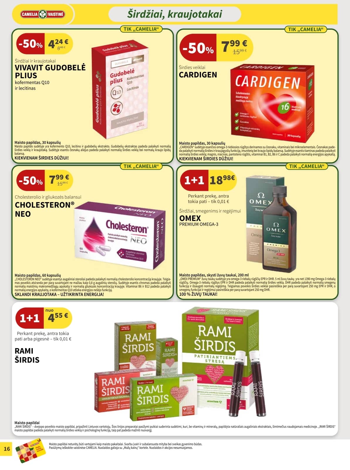 Camelia - Camelia akcijų leidinys 16 puslapis