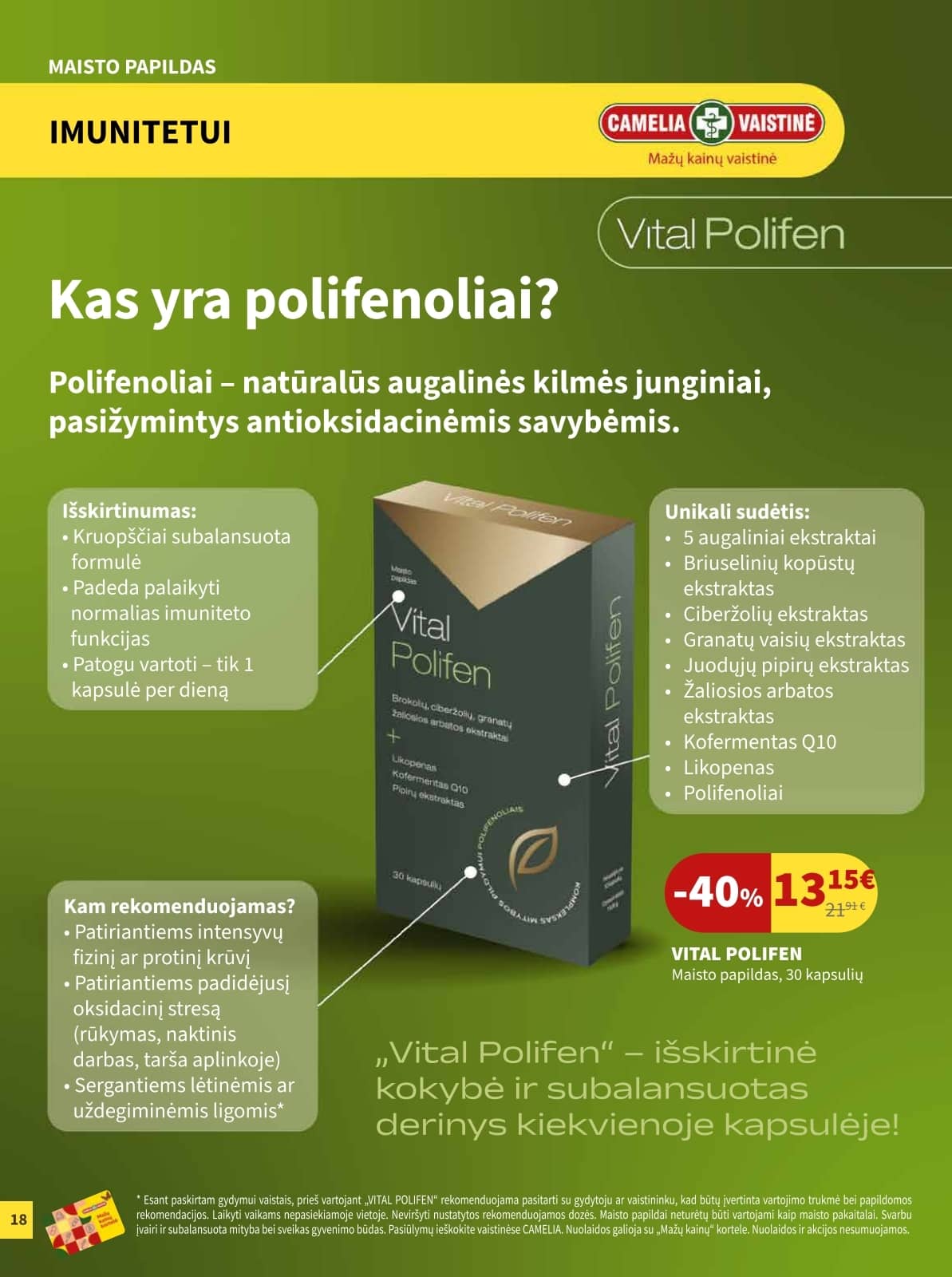 Camelia - Camelia akcijų leidinys 18 puslapis