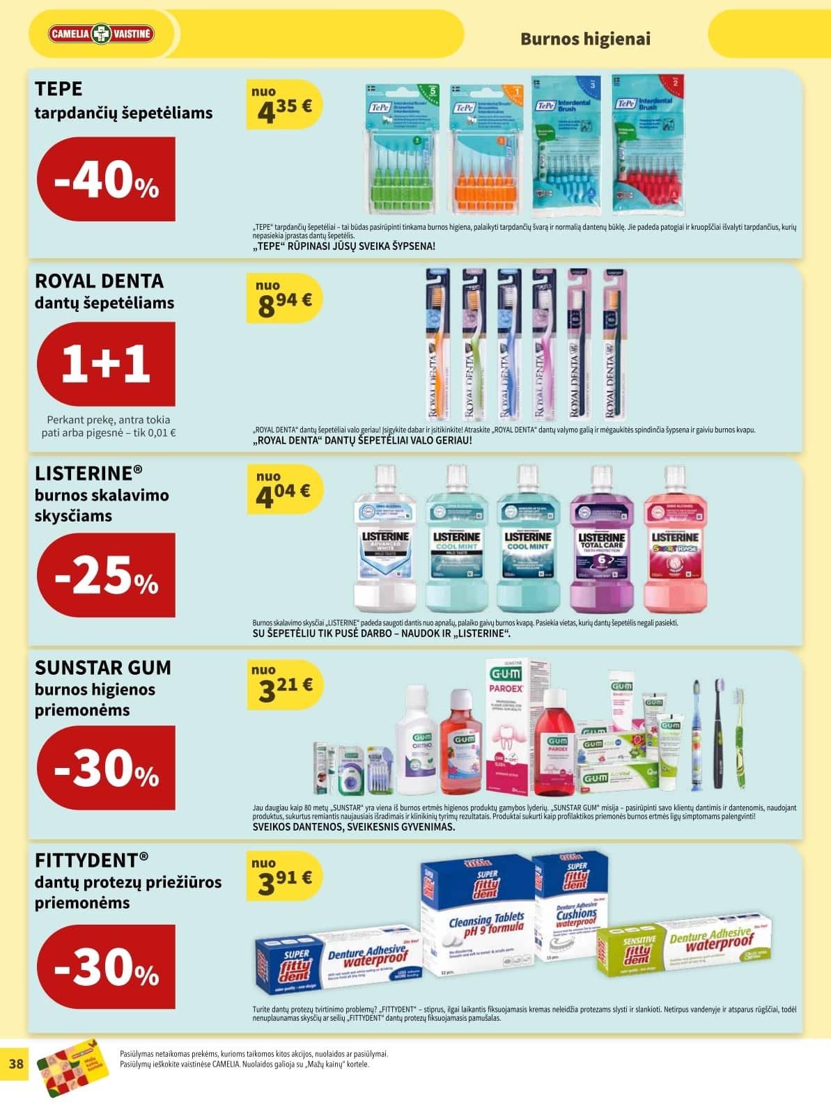 Camelia - Camelia akcijų leidinys 38 puslapis