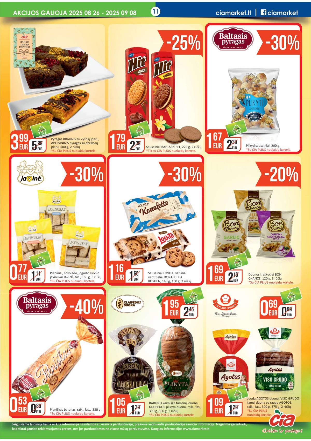 Čia Market - ČIA MARKET akcijų leidinys Nr. 17 (67) 11 puslapis