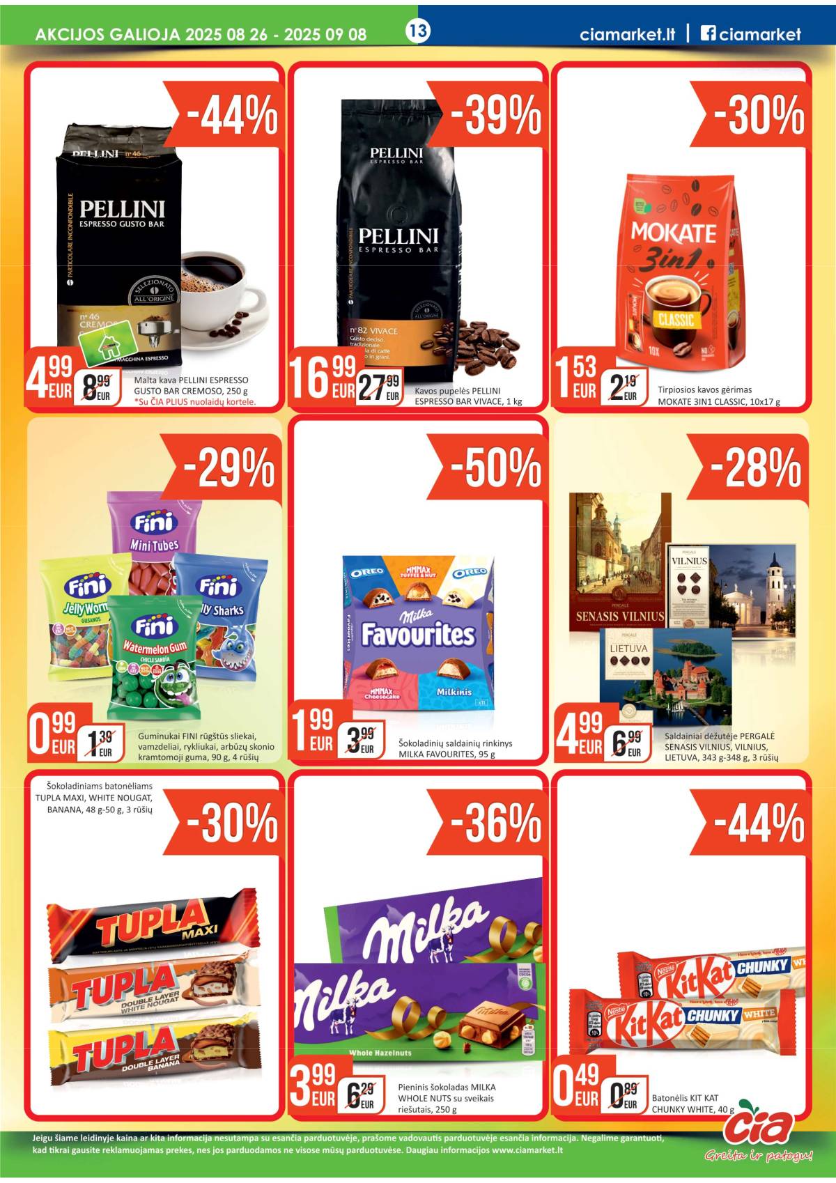 Čia Market - ČIA MARKET akcijų leidinys Nr. 17 (67) 13 puslapis