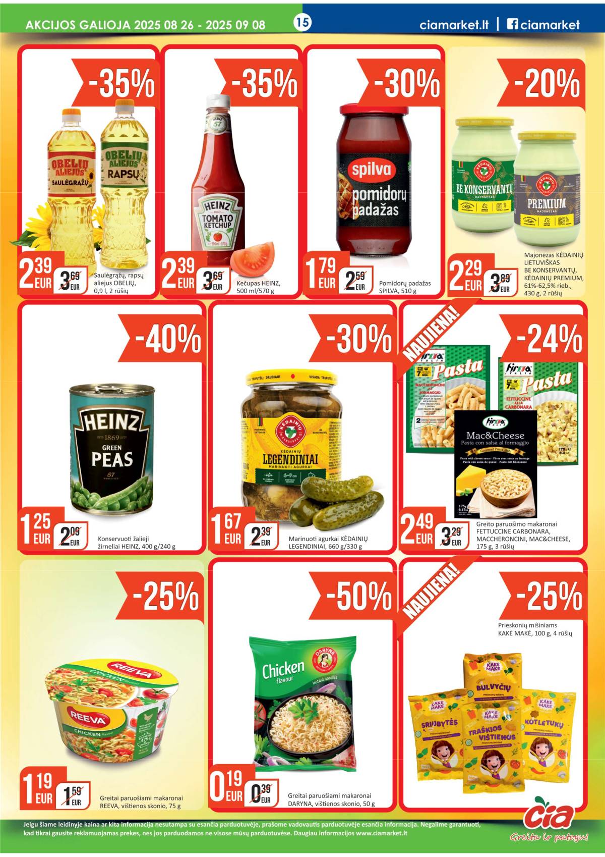Čia Market - ČIA MARKET akcijų leidinys Nr. 17 (67) 15 puslapis