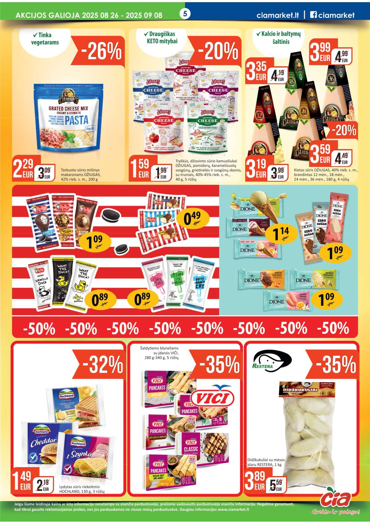 Čia Market - ČIA MARKET akcijų leidinys Nr. 17 (67) 5 puslapis