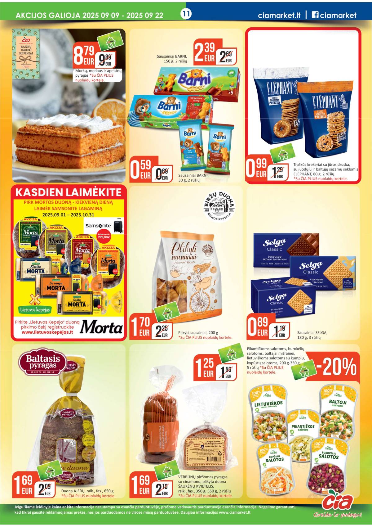 Čia Market - ČIA MARKET akcijų leidinys Nr. 18 (68) 11 puslapis