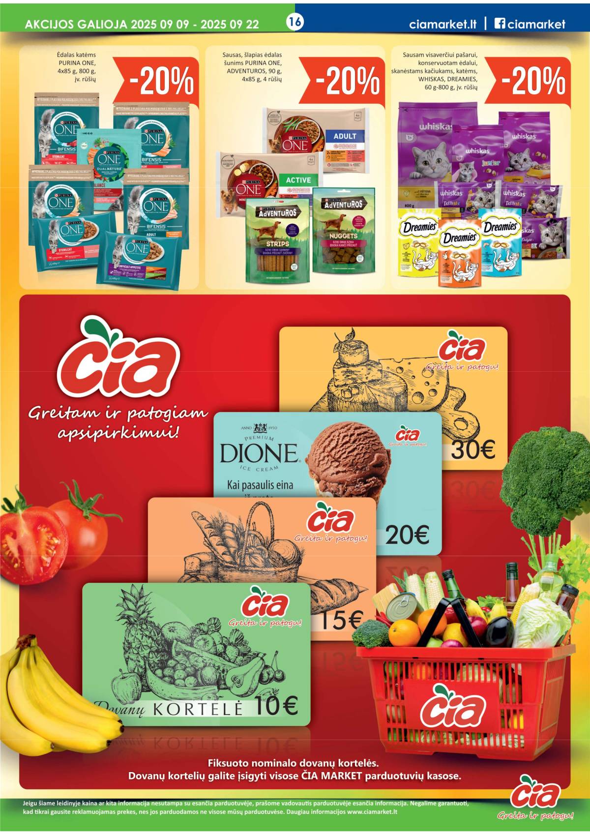 Čia Market - ČIA MARKET akcijų leidinys Nr. 18 (68) 16 puslapis