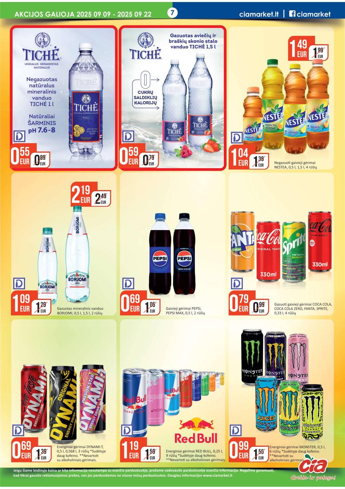 Čia Market - ČIA MARKET akcijų leidinys Nr. 18 (68) 7 puslapis