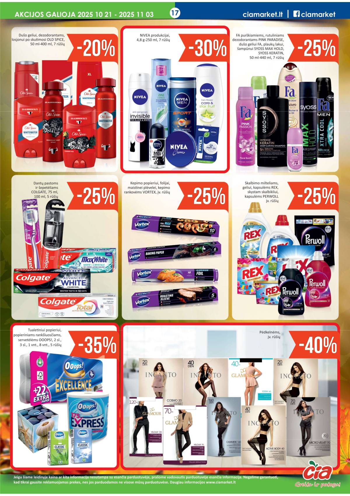 Čia Market - ČIA MARKET akcijų leidinys Nr. 21 (71) 17 puslapis