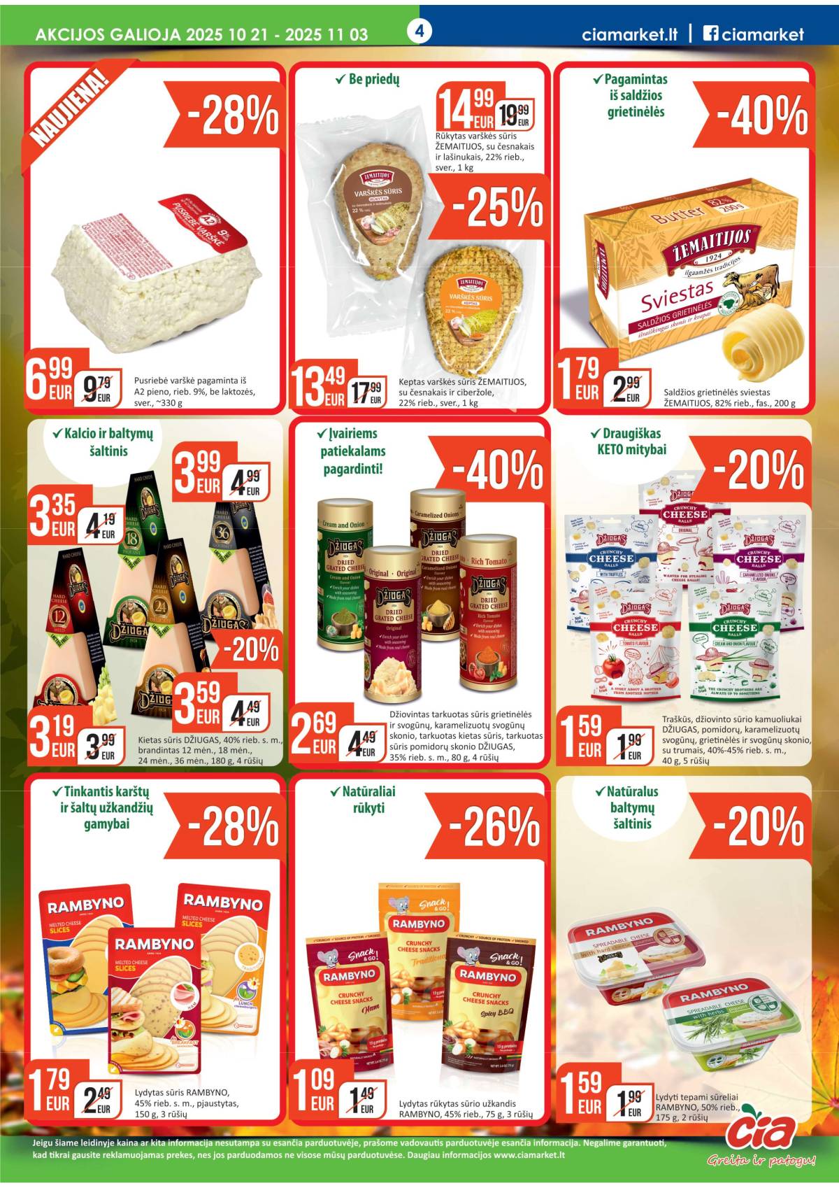 Čia Market - ČIA MARKET akcijų leidinys Nr. 21 (71) 4 puslapis