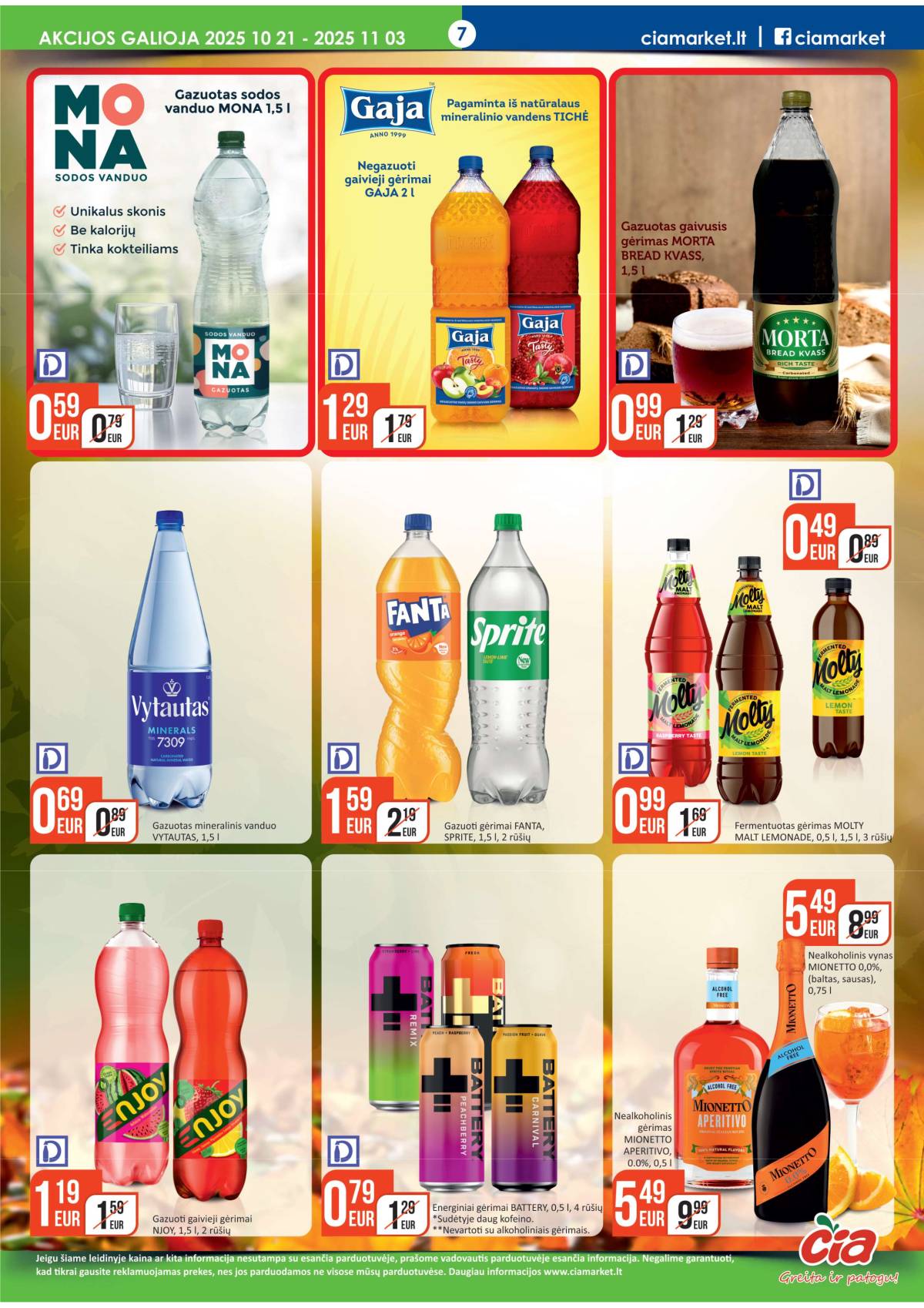 Čia Market - ČIA MARKET akcijų leidinys Nr. 21 (71) 7 puslapis