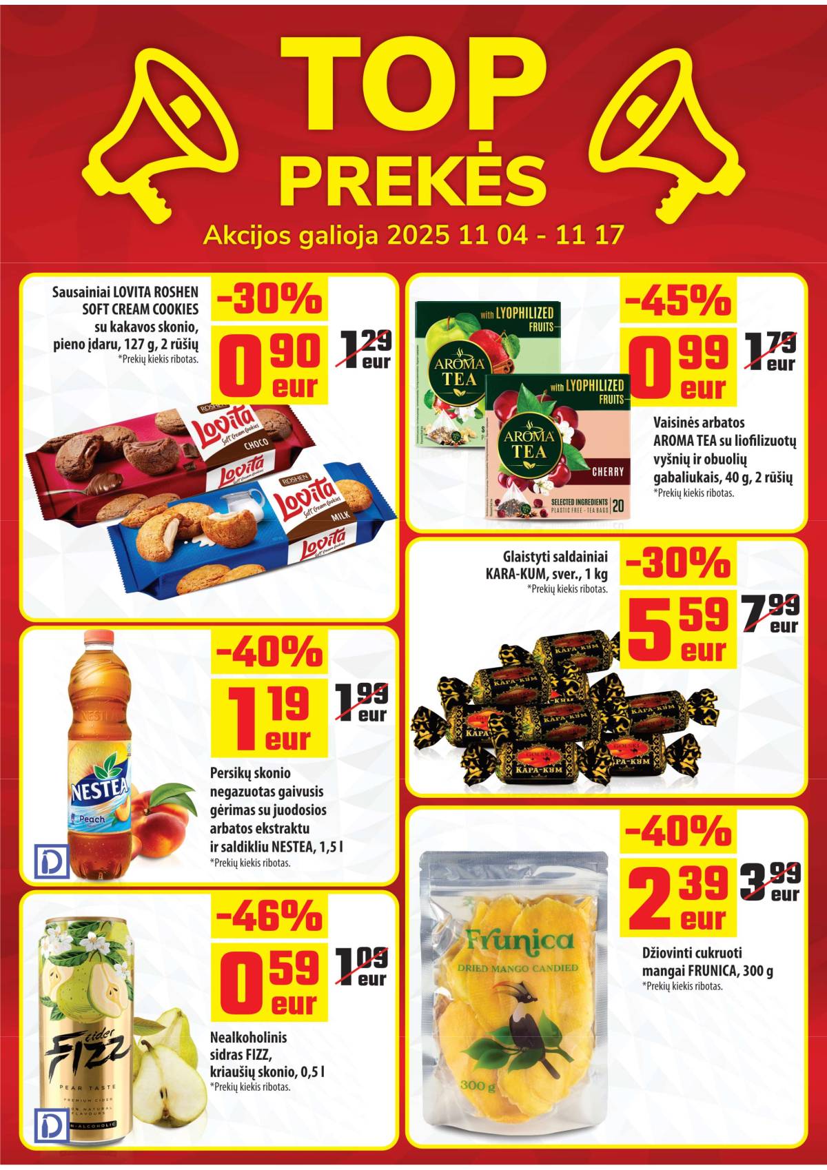 Čia Market - ČIA MARKET akcijų leidinys Nr. 22 | 2025-11-04 - 2025-11-17 18 puslapis