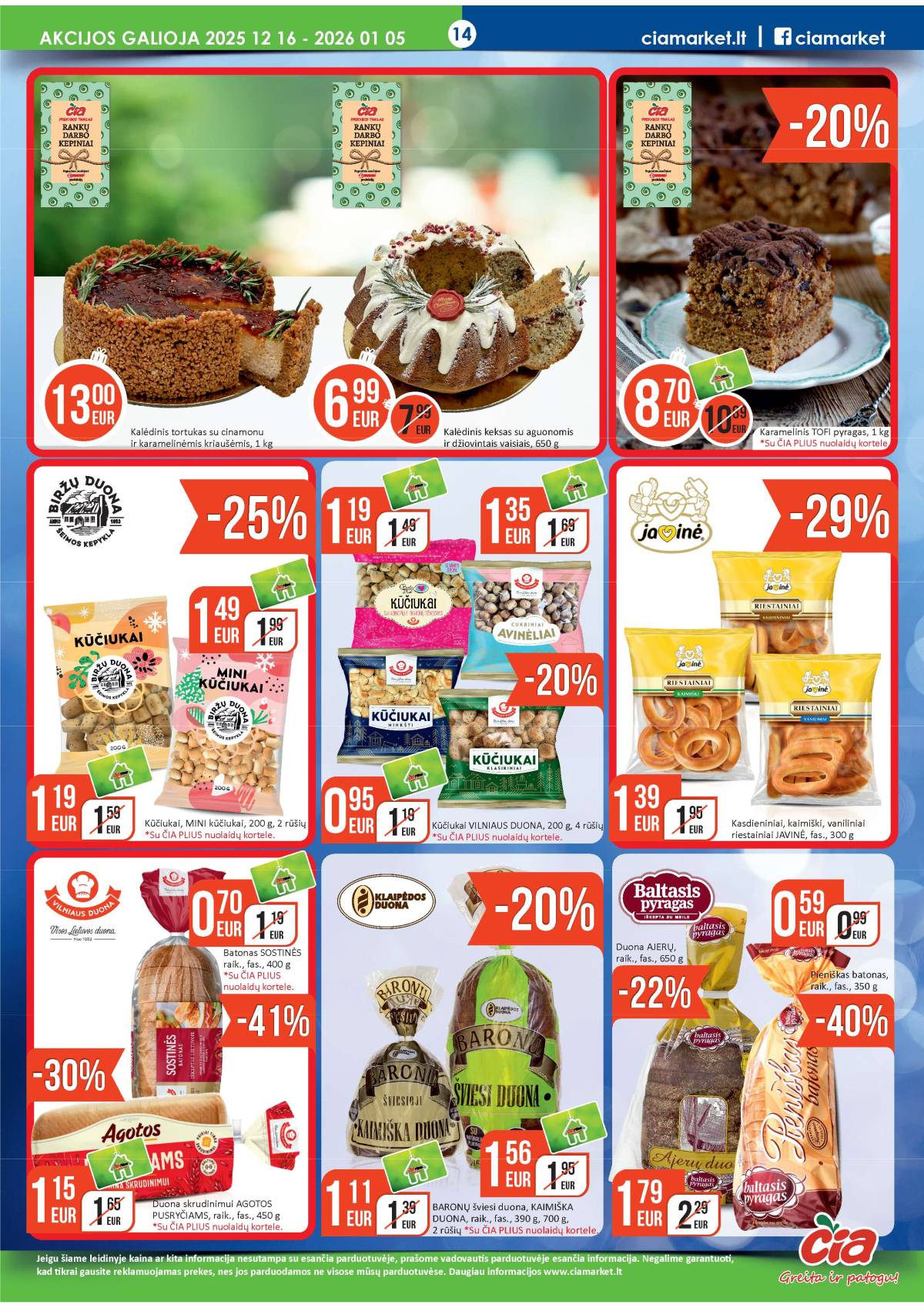 Čia Market - ČIA MARKET akcijų leidinys Nr. 25 (75) 14 puslapis