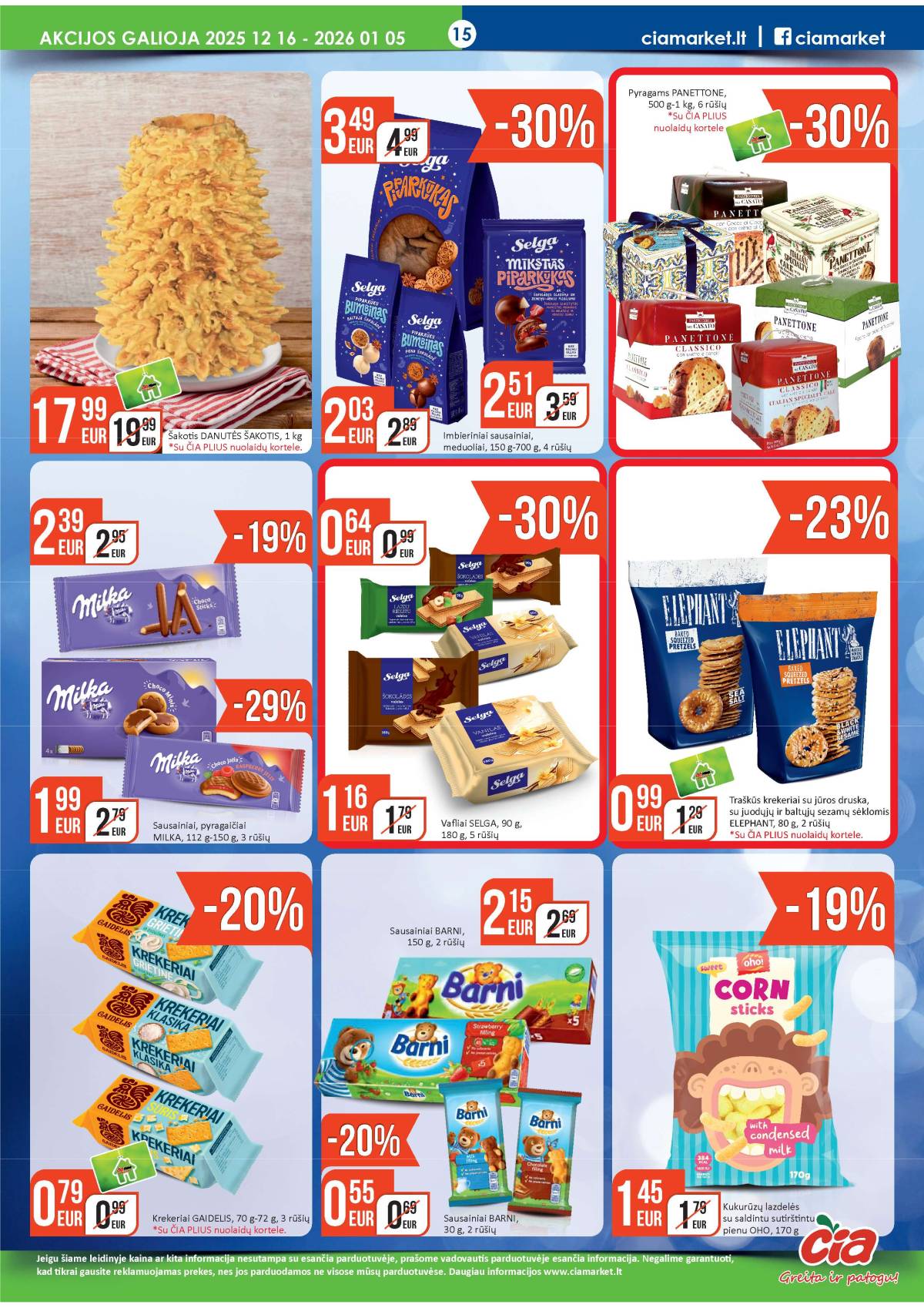 Čia Market - ČIA MARKET akcijų leidinys Nr. 25 (75) 15 puslapis