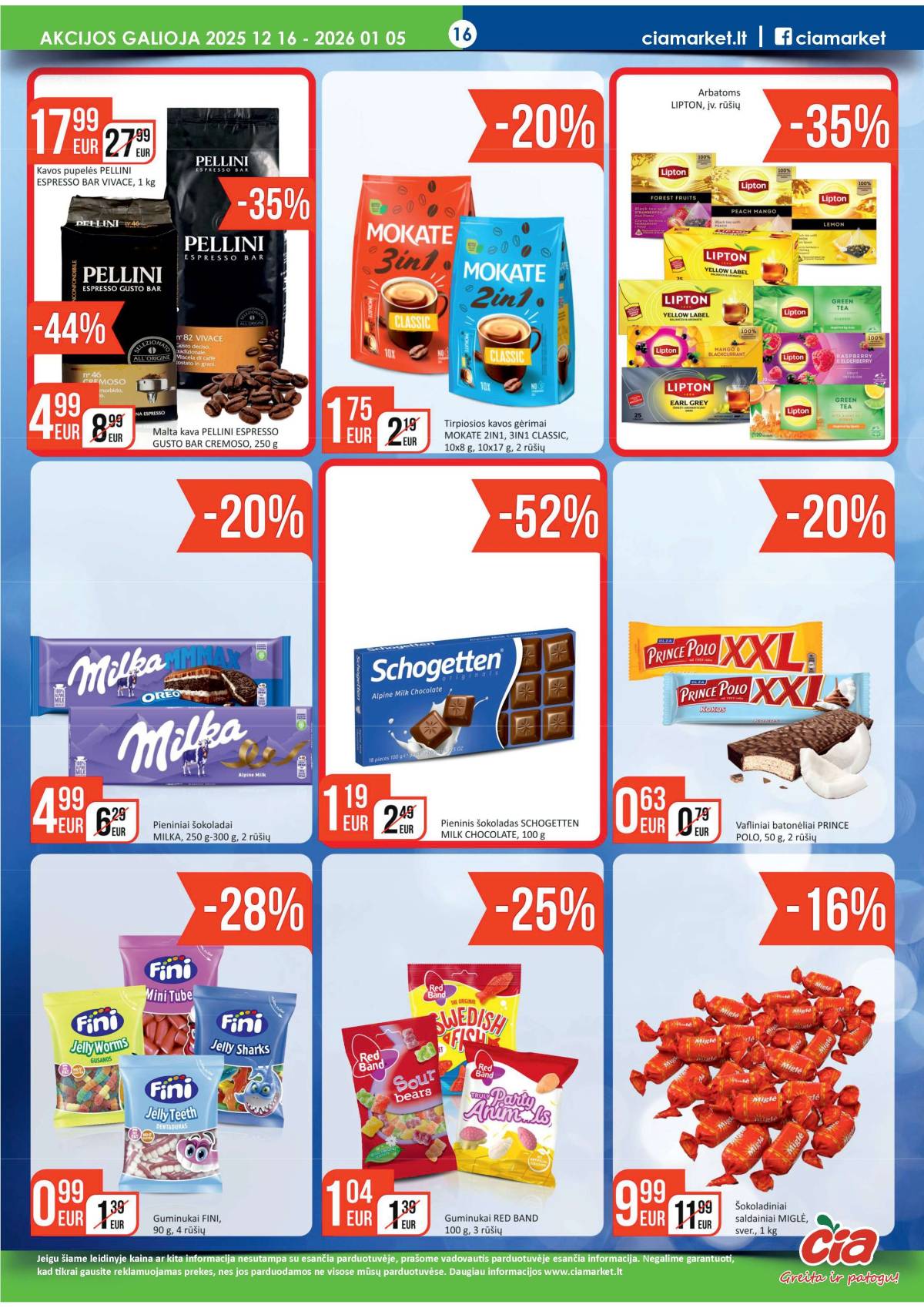 Čia Market - ČIA MARKET akcijų leidinys Nr. 25 (75) 16 puslapis