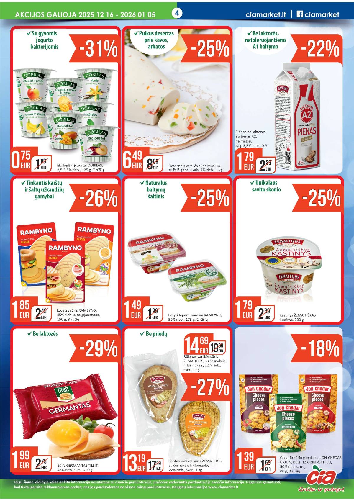 Čia Market - ČIA MARKET akcijų leidinys Nr. 25 (75) 4 puslapis