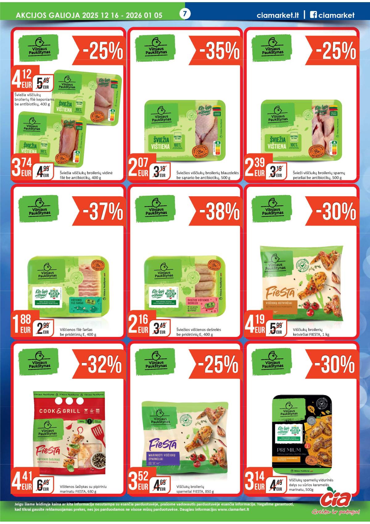 Čia Market - ČIA MARKET akcijų leidinys Nr. 25 (75) 7 puslapis