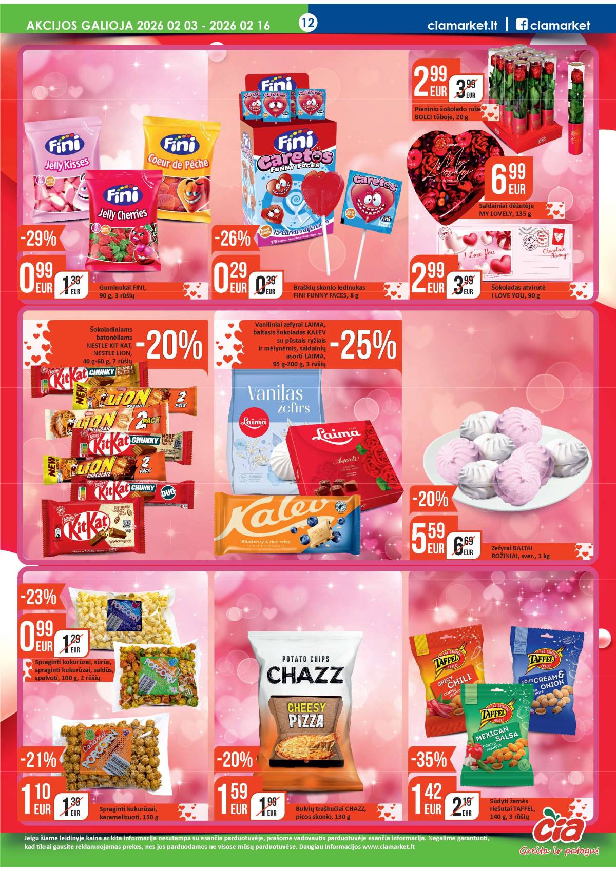 Čia Market - ČIA MARKET akcijų leidinys Nr. 3 (78) 12 puslapis