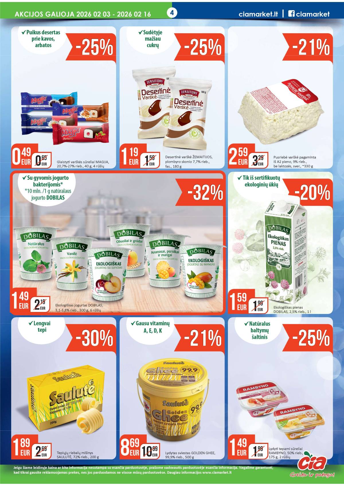 Čia Market - ČIA MARKET akcijų leidinys Nr. 3 (78) 4 puslapis