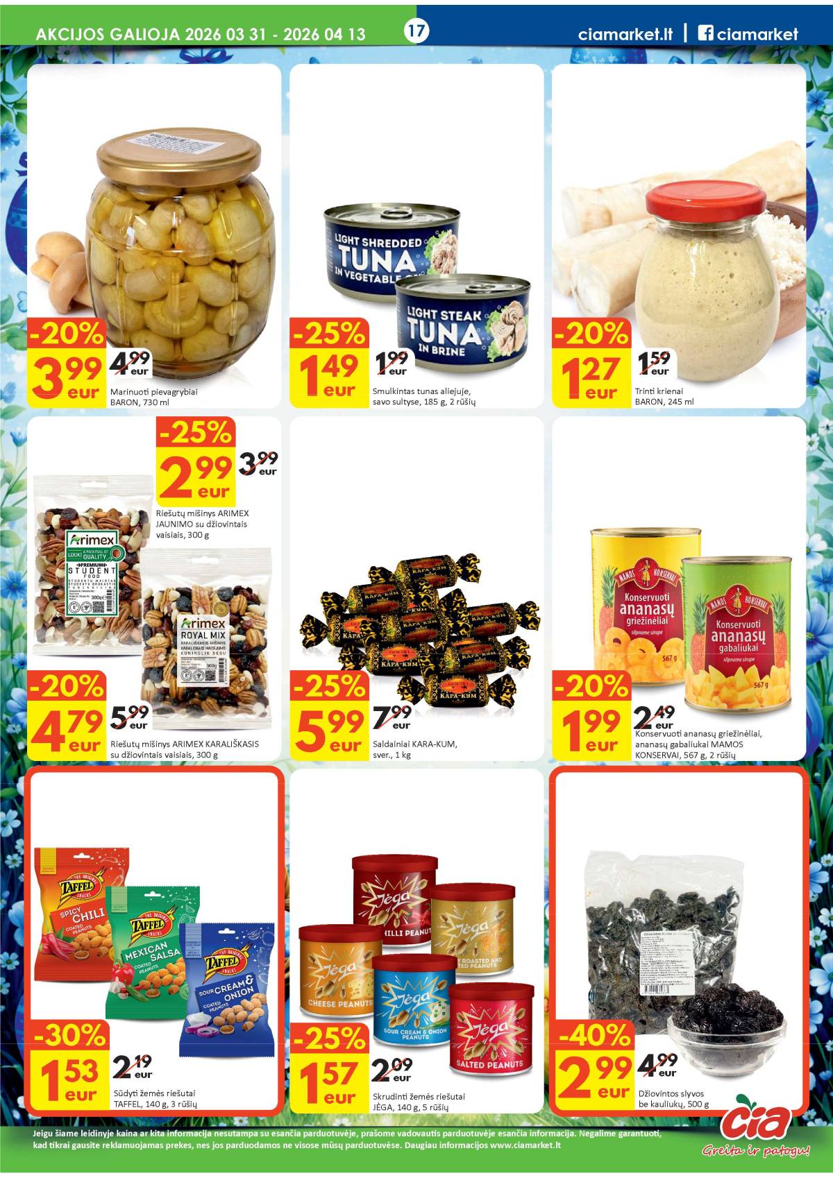 Čia Market - ČIA MARKET akcijų leidinys Nr. 7 (82) 17 puslapis