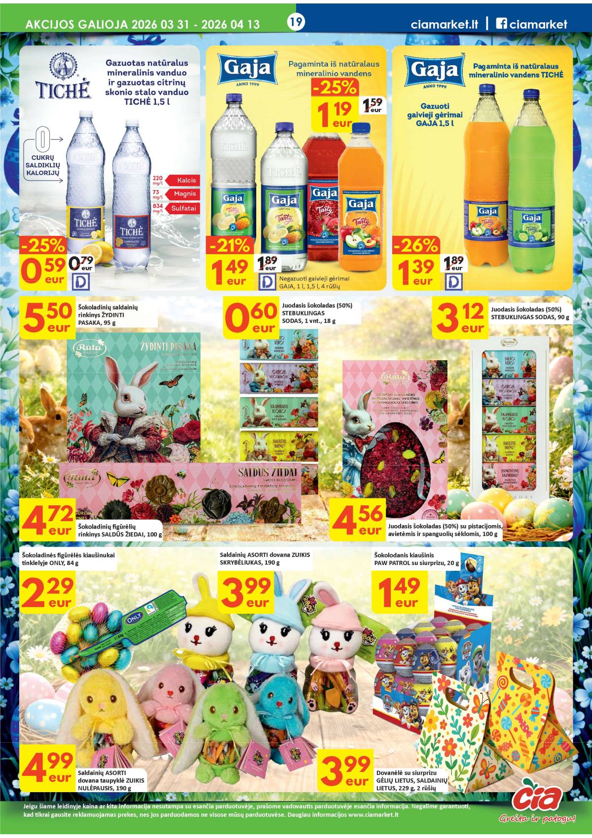 Čia Market - ČIA MARKET akcijų leidinys Nr. 7 (82) 19 puslapis