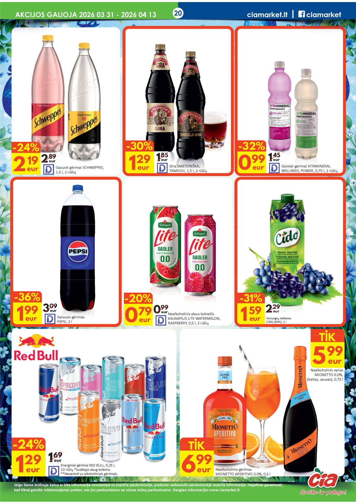 Čia Market - ČIA MARKET akcijų leidinys Nr. 7 (82) 20 puslapis