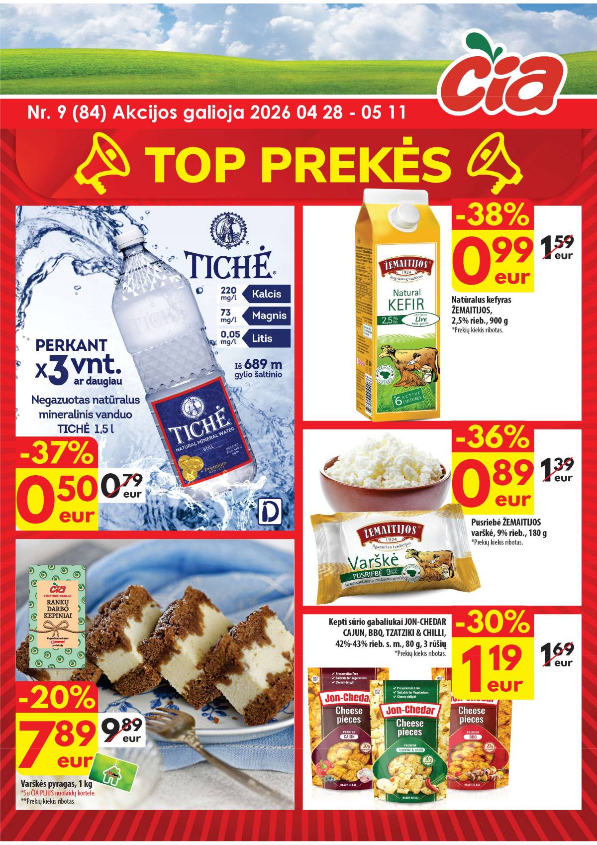 Čia Market - ČIA MARKET akcijų leidinys Nr. 9 (84) 1 puslapis