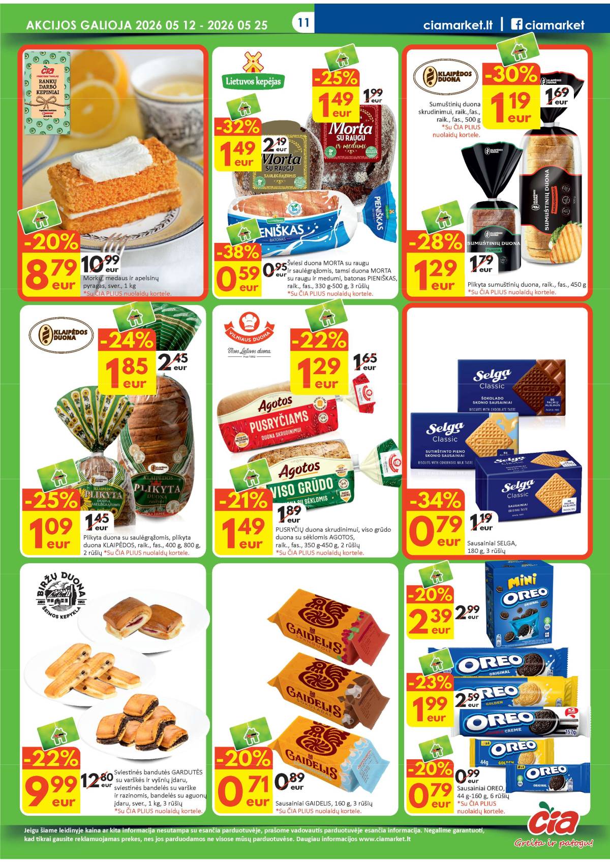 Čia Market - ČIA MARKET akcijų leidinys Nr. 10 (85) 11 puslapis
