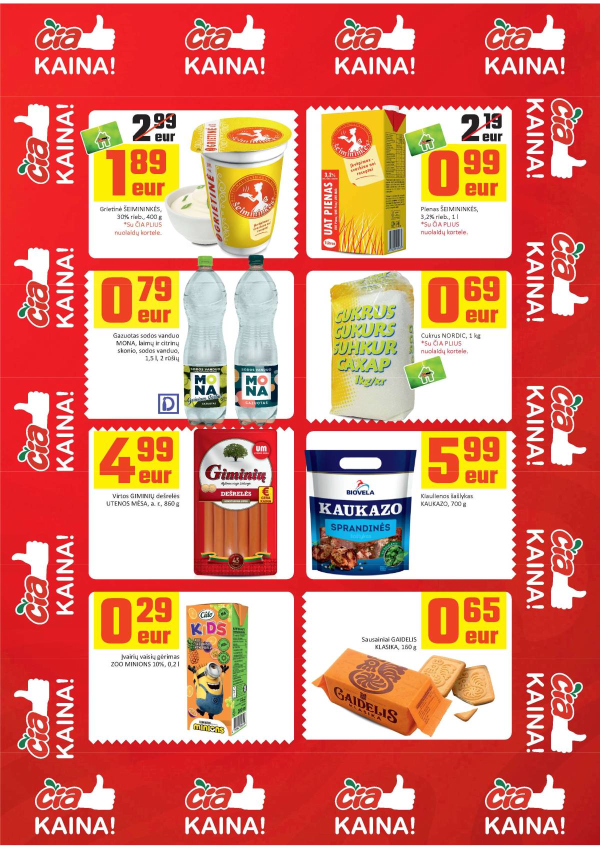 Čia Market - ČIA MARKET akcijų leidinys Nr. 10 (85) 19 puslapis