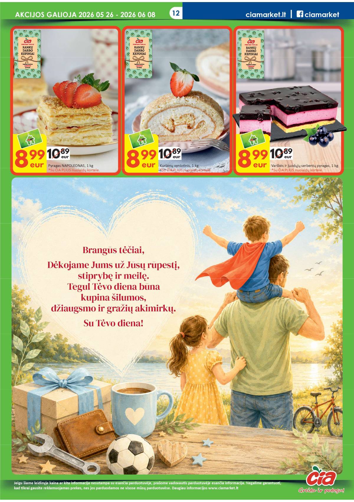 Čia Market - ČIA MARKET akcijų leidinys Nr. 11 (86) 12 puslapis
