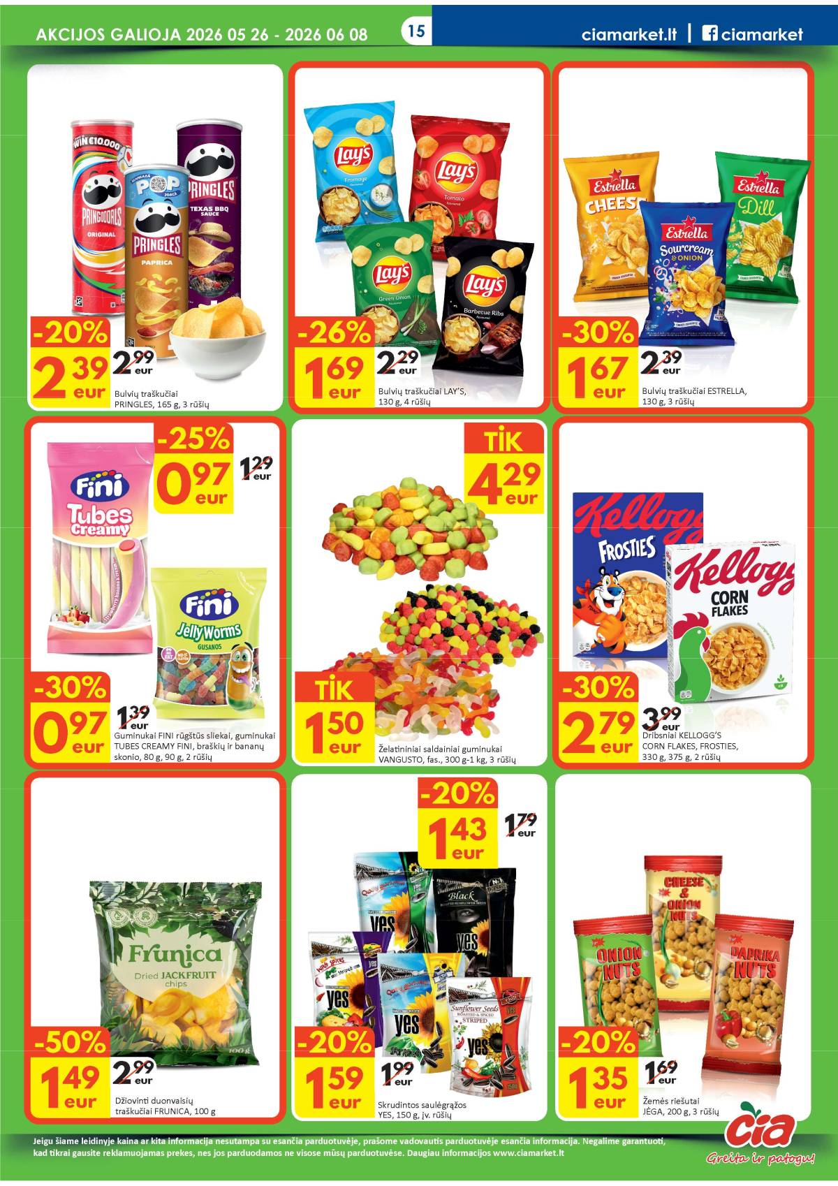 Čia Market - ČIA MARKET akcijų leidinys Nr. 11 (86) 15 puslapis