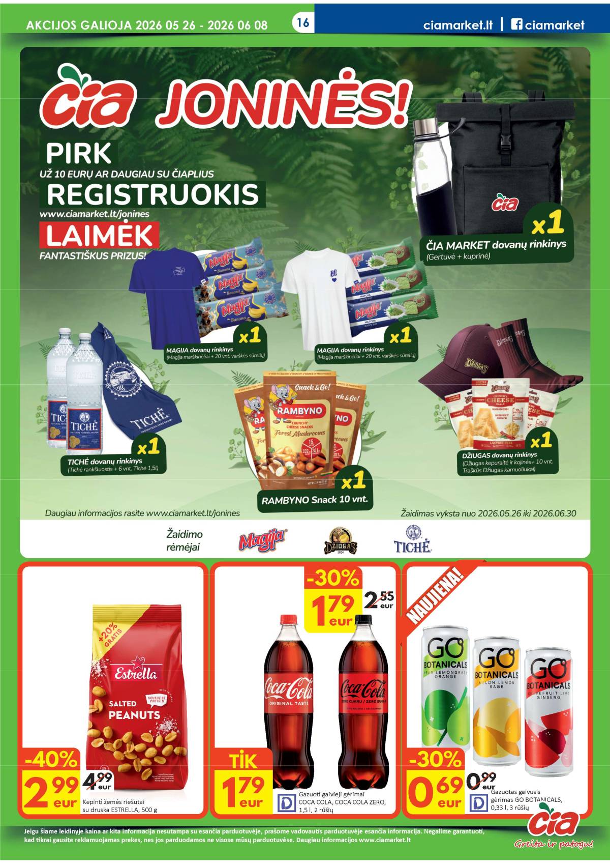 Čia Market - ČIA MARKET akcijų leidinys Nr. 11 (86) 16 puslapis