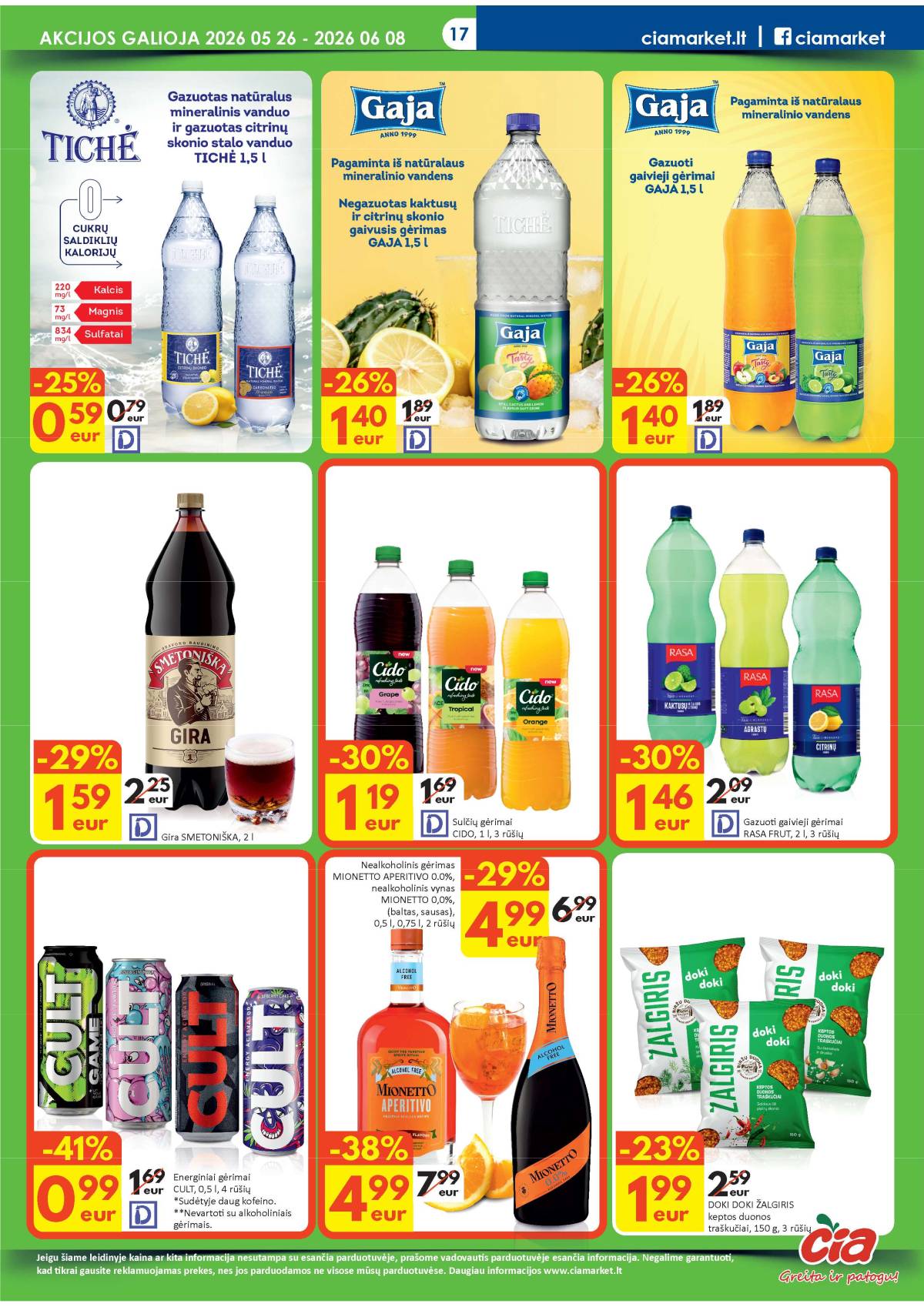 Čia Market - ČIA MARKET akcijų leidinys Nr. 11 (86) 17 puslapis