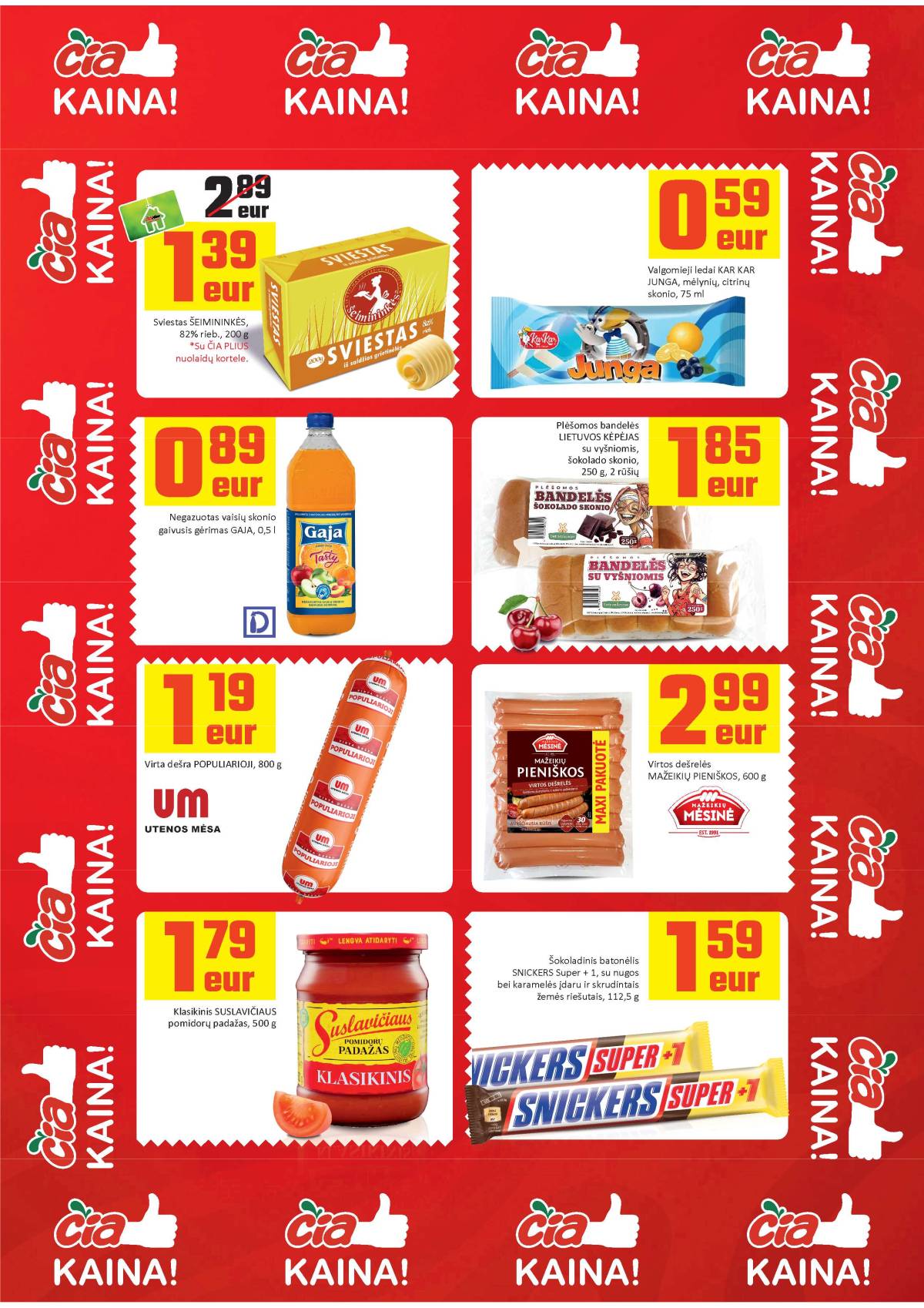 Čia Market - ČIA MARKET akcijų leidinys Nr. 11 (86) 19 puslapis