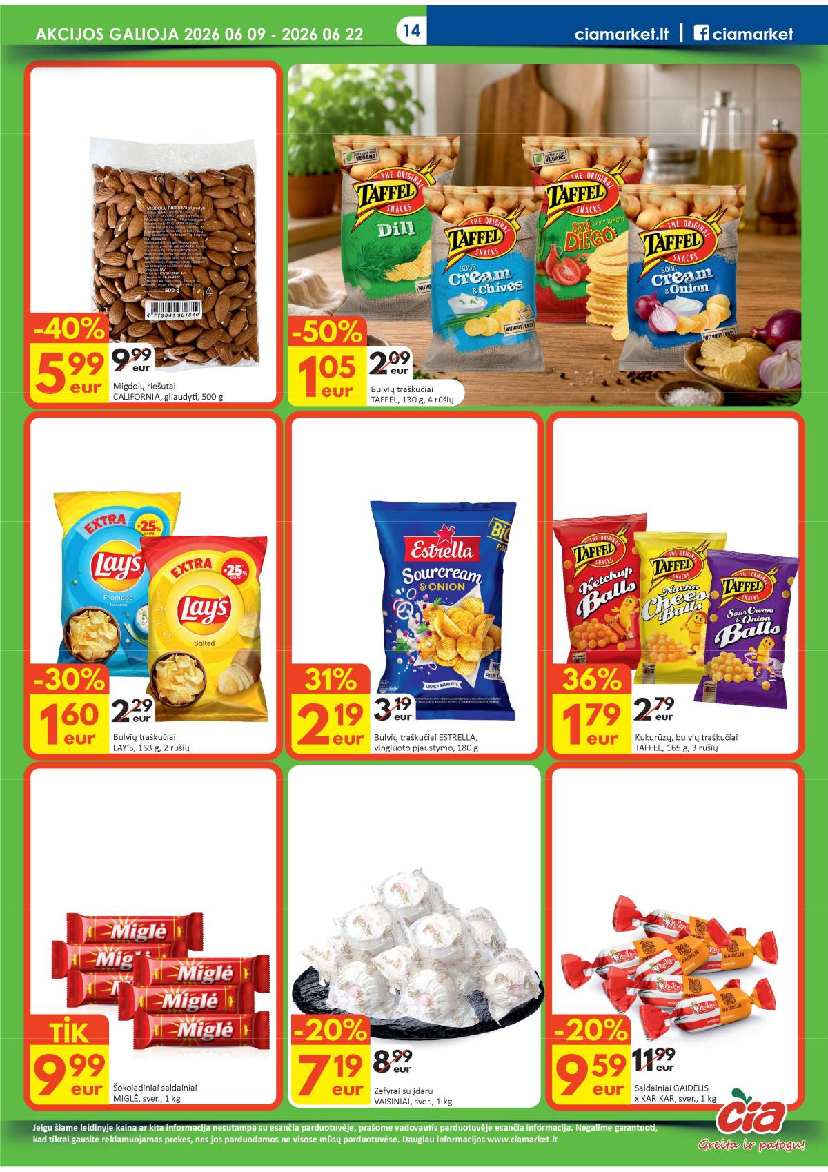 Čia Market - ČIA MARKET akcijų leidinys Nr. 12 (87) 14 puslapis