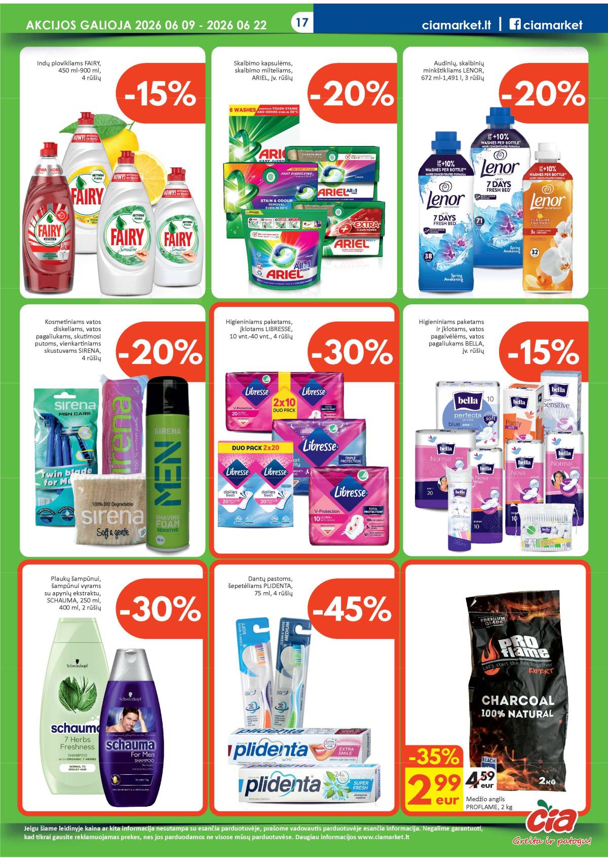 Čia Market - ČIA MARKET akcijų leidinys Nr. 12 (87) 17 puslapis