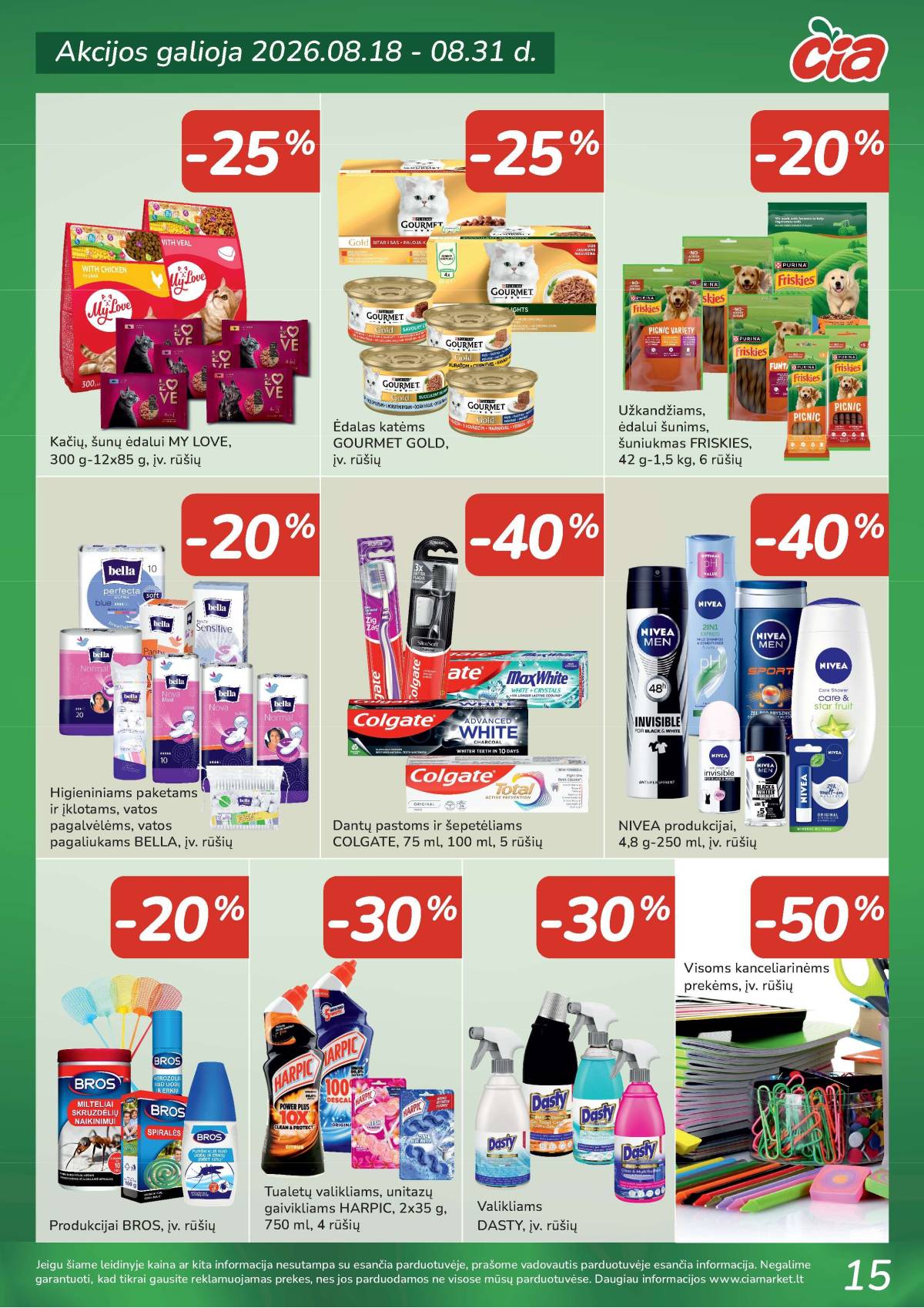 Čia Market - ČIA MARKET akcijų leidinys Nr. 17 (92) 15 puslapis