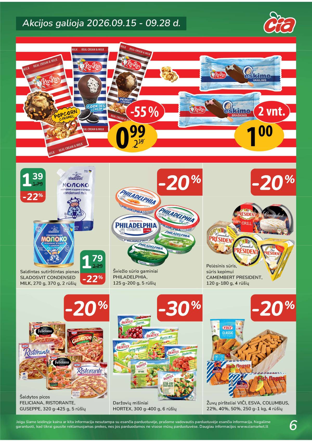 Čia Market - ČIA MARKET akcijų leidinys Nr. 19 (94) 6 puslapis