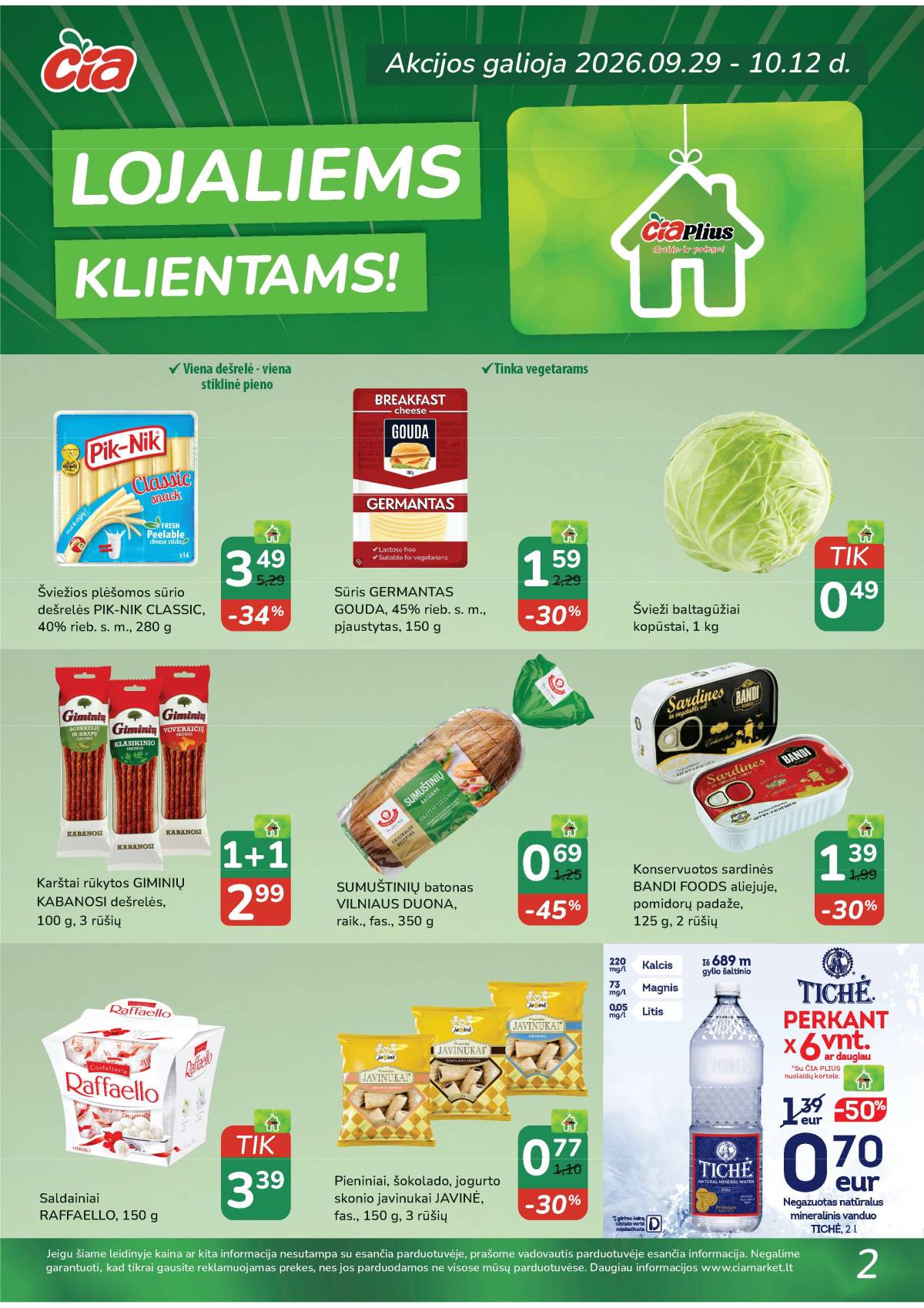 Čia Market - ČIA MARKET akcijų leidinys Nr. 20 (95) 2 puslapis