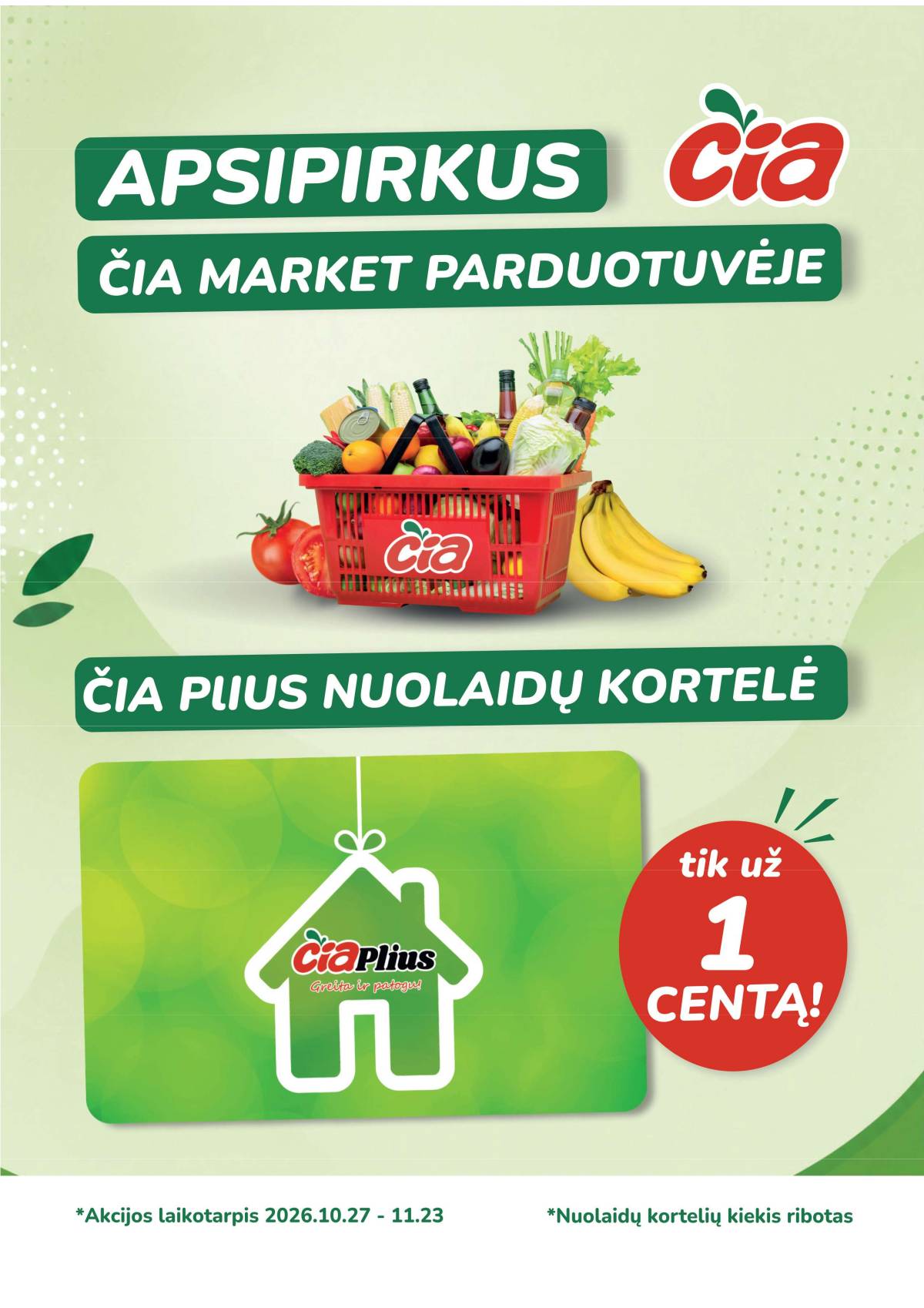 Čia Market - ČIA MARKET akcijų leidinys Nr. 22 (97) 10 puslapis