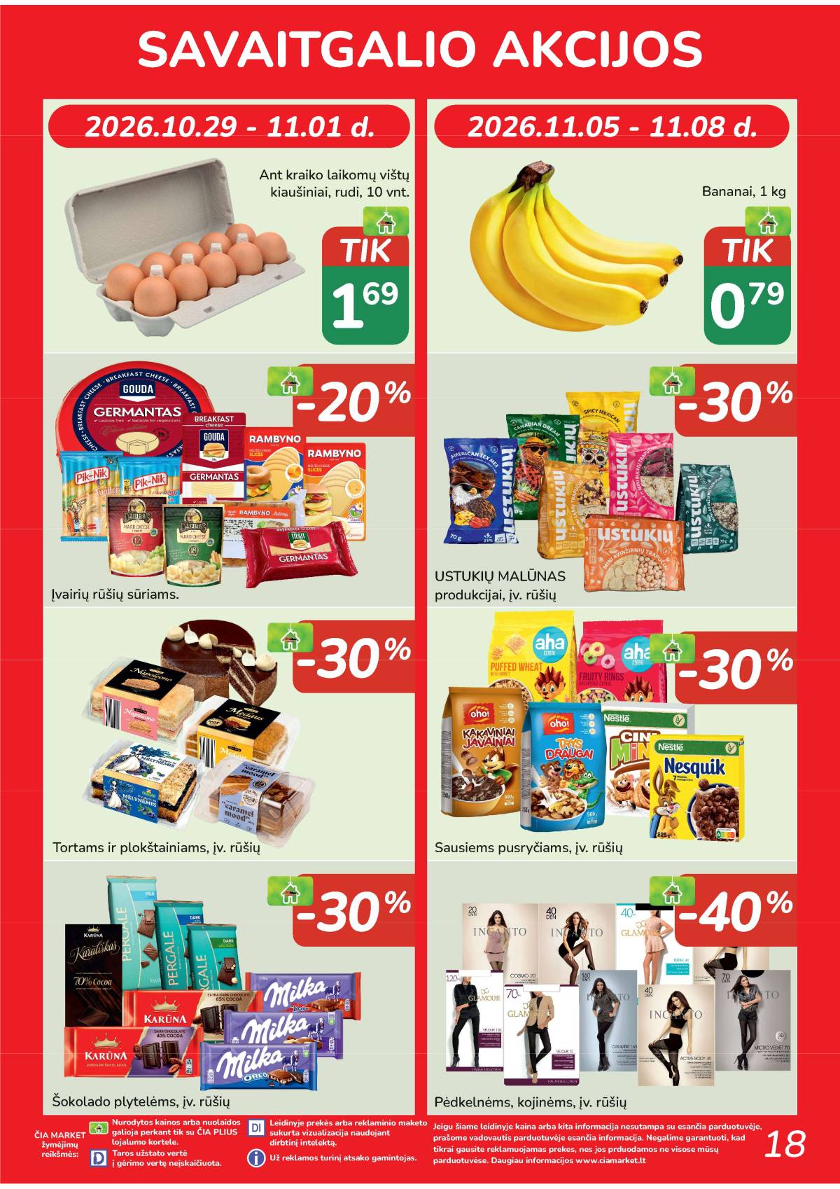 Čia Market - ČIA MARKET akcijų leidinys Nr. 22 (97) 18 puslapis