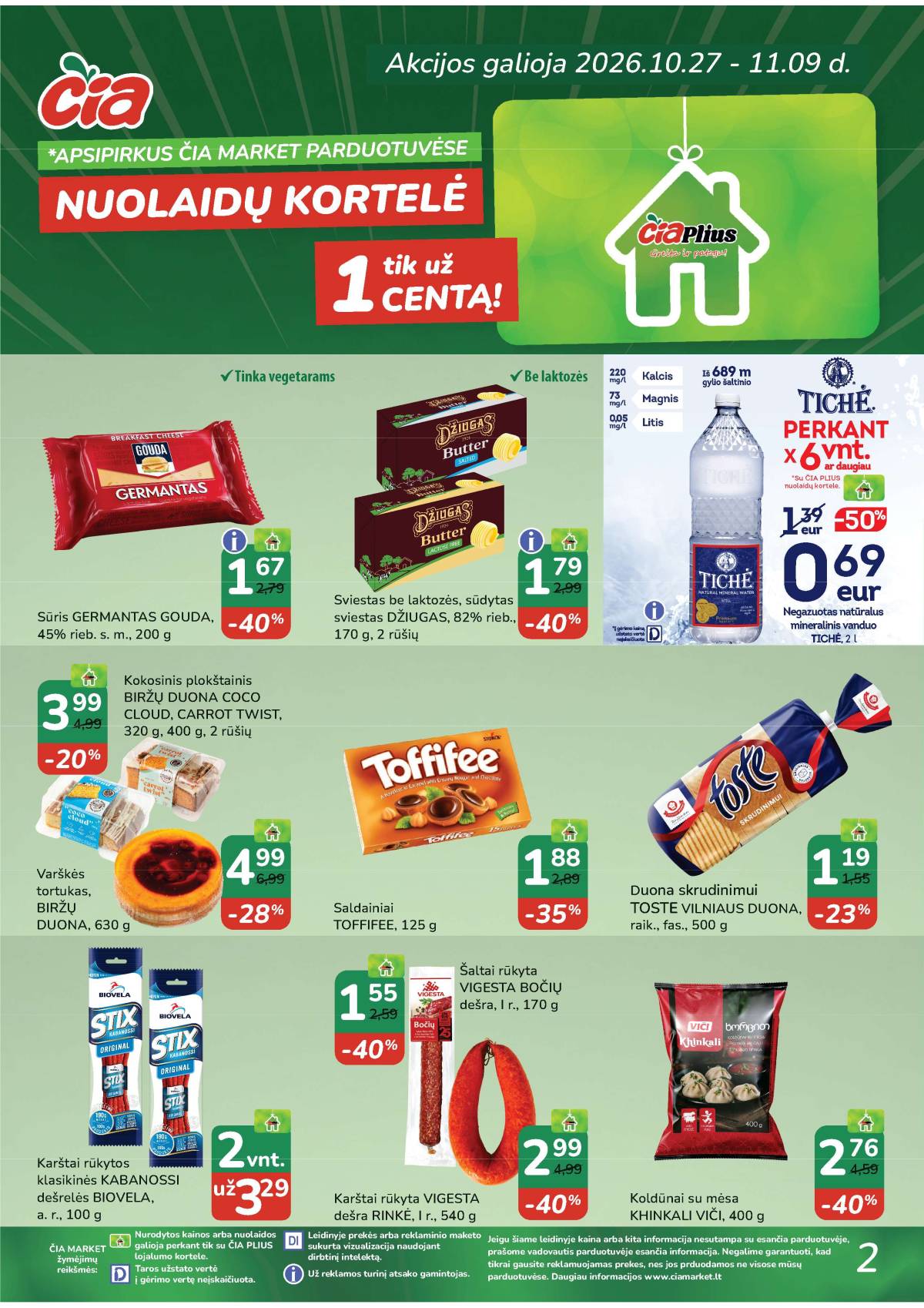 Čia Market - ČIA MARKET akcijų leidinys Nr. 22 (97) 2 puslapis