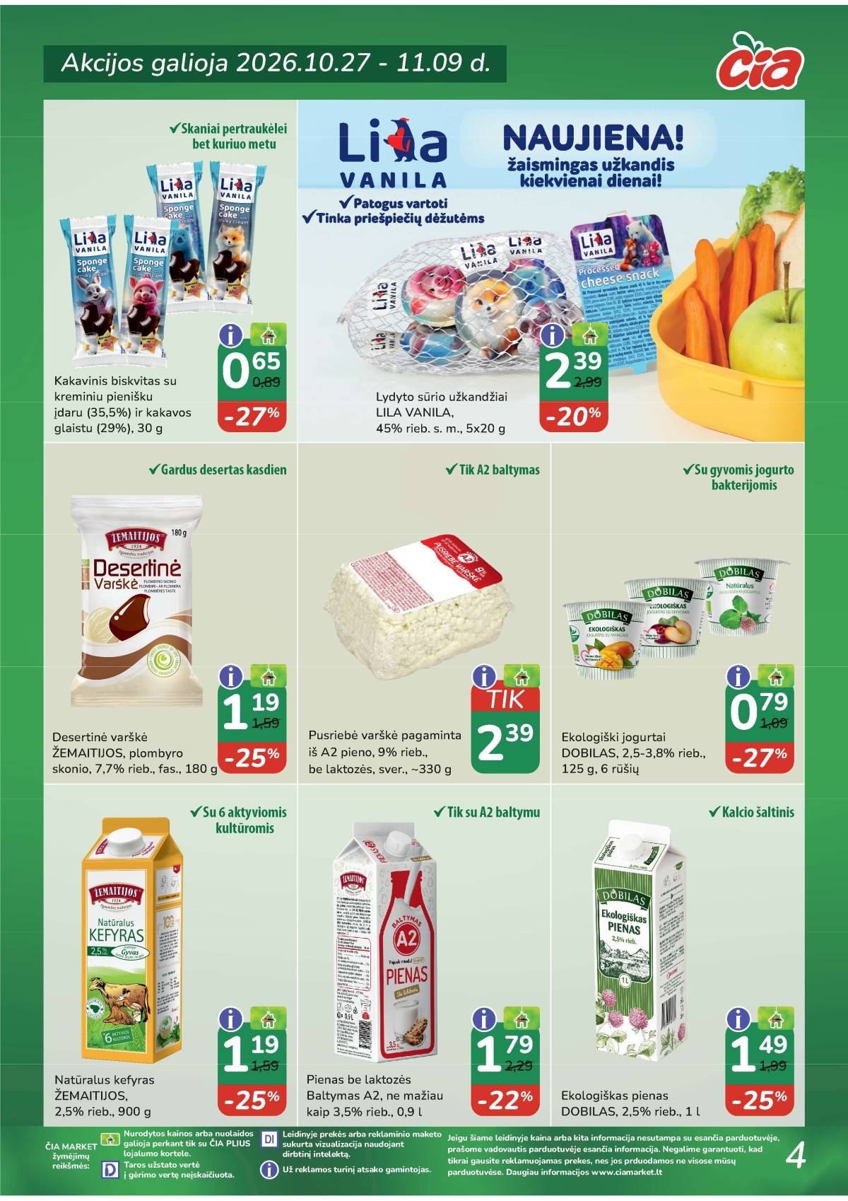 Čia Market - ČIA MARKET akcijų leidinys Nr. 22 (97) 4 puslapis