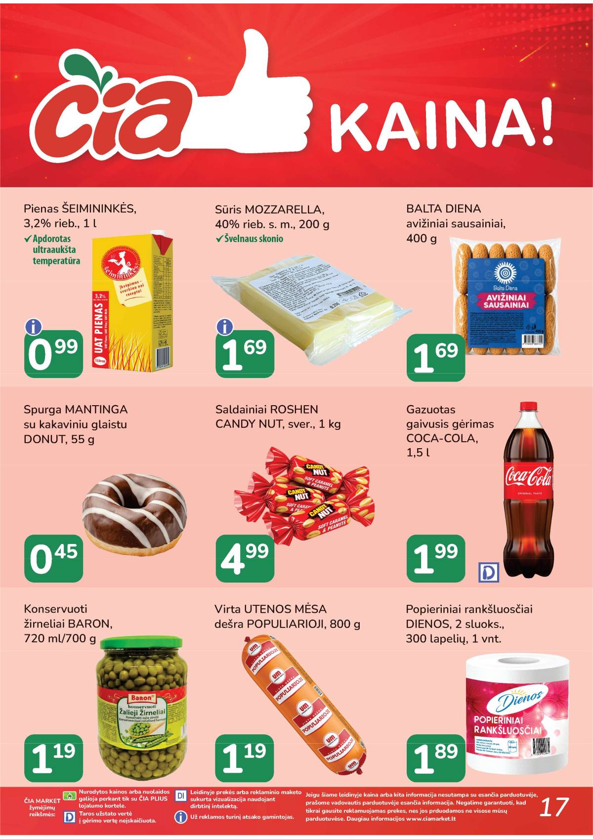 Čia Market - ČIA MARKET akcijų leidinys Nr. 22 (97) 17 puslapis