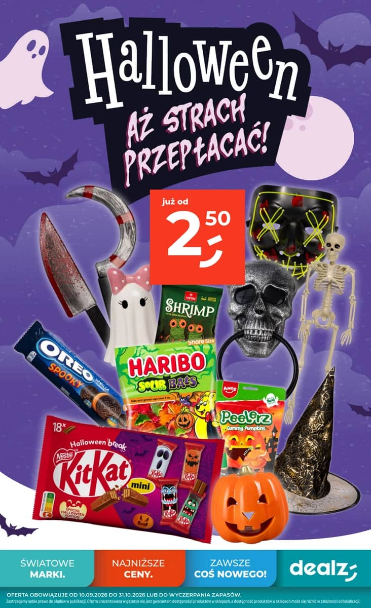 Dealz - Dealz "HALLOWEEN" akcijų leidinys 1 puslapis