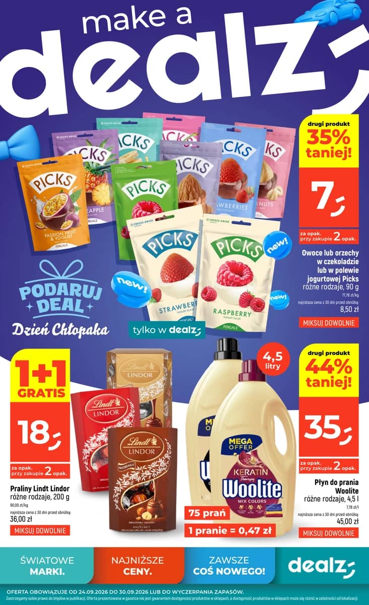 Dealz - Dealz akcijų leidinys 1 puslapis