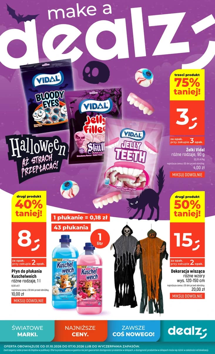 Dealz - Dealz akcijų leidinys 1 puslapis