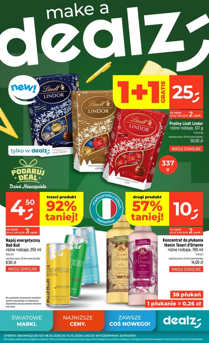 Dealz - Dealz akcijų leidinys 1 puslapis