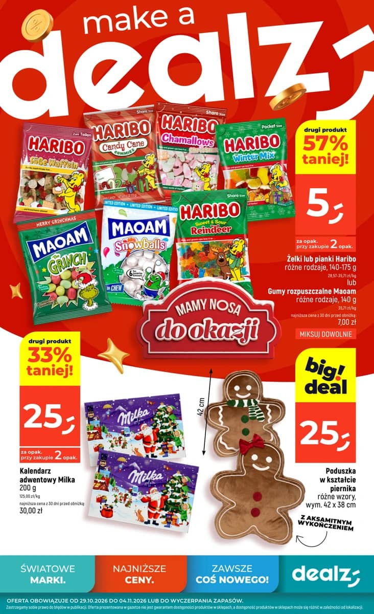 Dealz - Dealz akcijų leidinys 1 puslapis