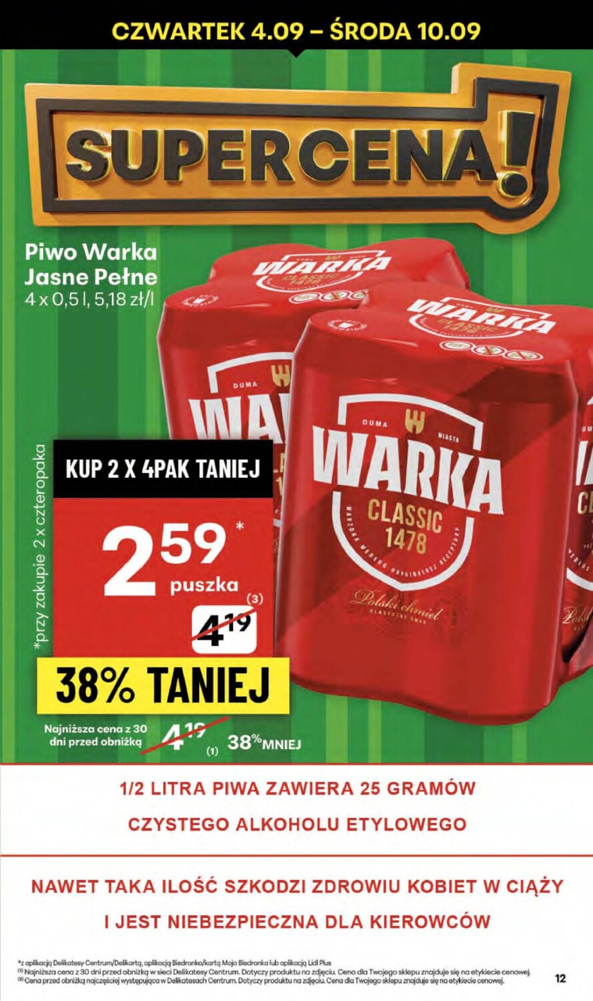 Delikatesy Centrum - Franczyza DC36 Czwartek 12 puslapis