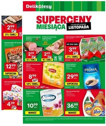 Delikatesy Centrum - Ulotka Superceny Miesiąca Listopad DC45-DC46-DC47-DC48 2025-11-01 – 2025-11-30