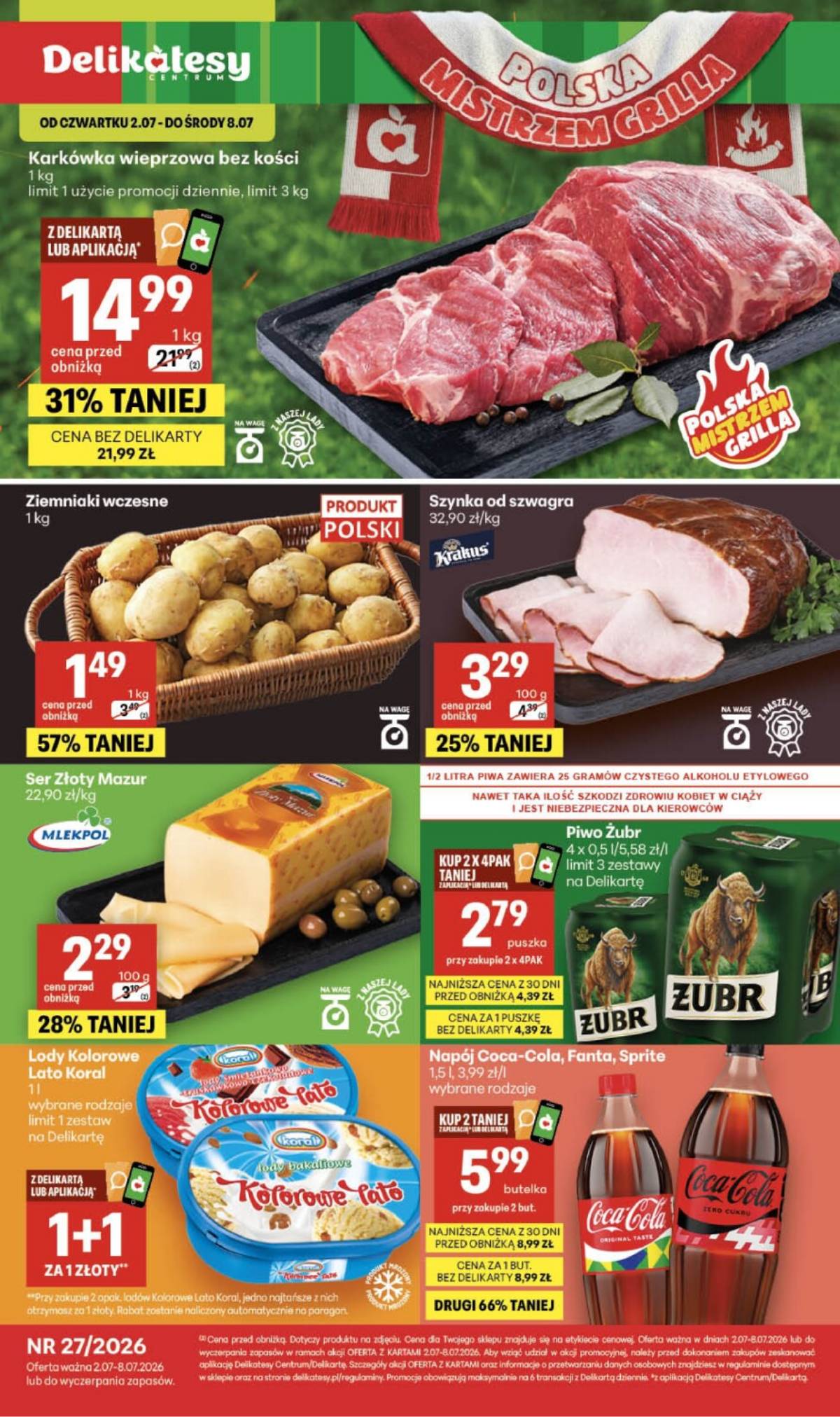 Delikatesy Centrum - Franczyza DC27 Czwartek 1 puslapis